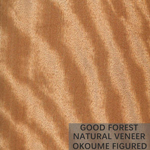 Trang trí khách sạn Veneer gỗ tự nhiên Okoume Hạt hình bất thường