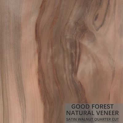 Grain Crotch Tấm ván ép gỗ tự nhiên Quarter Cut American Walnut