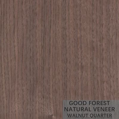 Grain Crotch Tấm ván ép gỗ tự nhiên Quarter Cut American Walnut