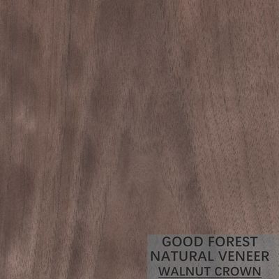 Grain Crotch Tấm ván ép gỗ tự nhiên Quarter Cut American Walnut