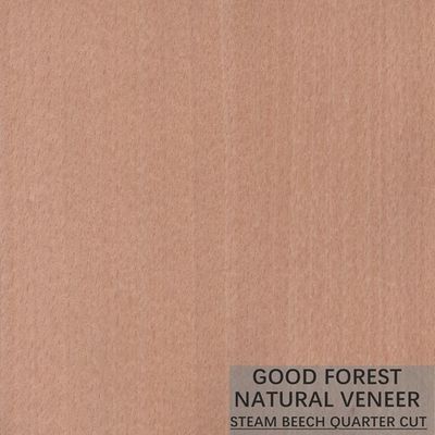Veneer Beech hấp tự nhiên Bọc Veneer hạt dọc Tuyệt vời