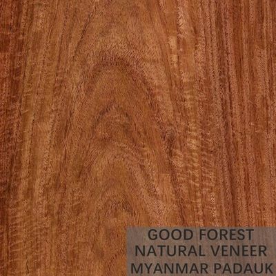 Đặc biệt Myanmar Bubinga Red Wood Veneer Natural Irregular Texture