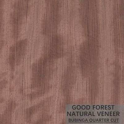 Đặc biệt Myanmar Bubinga Red Wood Veneer Natural Irregular Texture