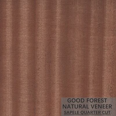 Veneer gỗ Sapele tự nhiên Veneer vân gỗ để trang trí