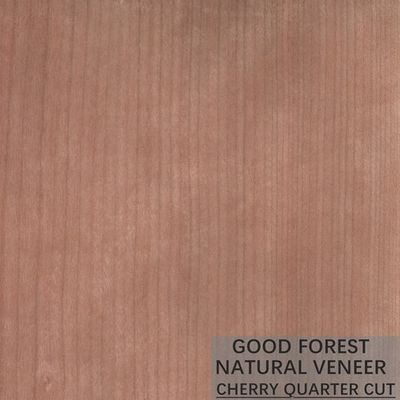 Trang trí Veneer anh đào tự nhiên Cắt màu hun khói Phổ biến