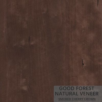 Trang trí Veneer anh đào tự nhiên Cắt màu hun khói Phổ biến