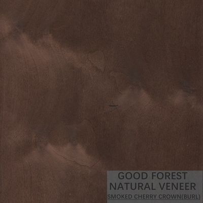 Trang trí Veneer anh đào tự nhiên Cắt màu hun khói Phổ biến