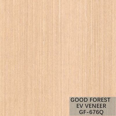 Gỗ nhân tạo Veneer Pearl Oak với vân dọc và màu trắng phổ biến