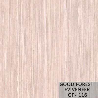 Fancy Recomposed Wood Veneer Pearl Oak Pink Color Fineline Grain