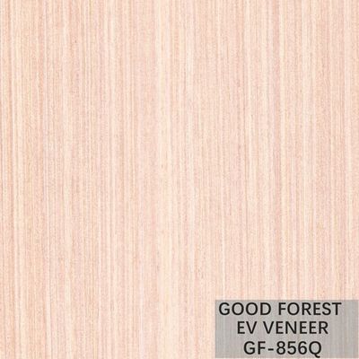 Fancy Recomposed Wood Veneer Pearl Oak Pink Color Fineline Grain