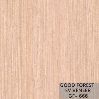 Fancy Recomposed Wood Veneer Pearl Oak Pink Color Fineline Grain