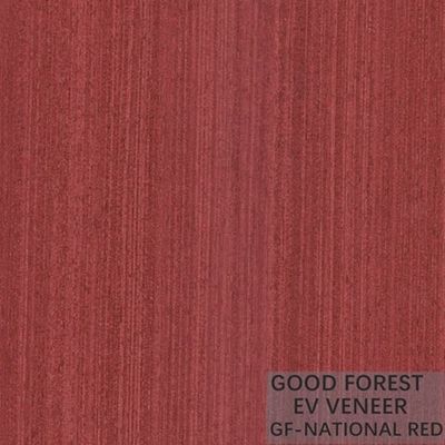 Veneer gỗ kỹ thuật Veneer gỗ màu đỏ để ốp tường