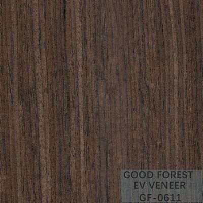 Veneer gỗ kỹ thuật Gỗ óc chó đen Veneer thẳng tùy chỉnh