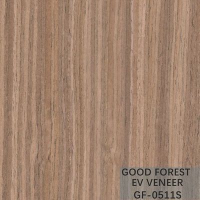 Veneer gỗ kỹ thuật Gỗ óc chó đen Veneer thẳng tùy chỉnh