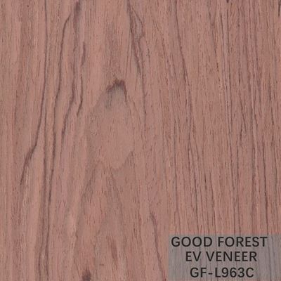 Veneer gỗ kỹ thuật Bubinga Crown Cut Wood Veneer Sliced ​​Cut Technics