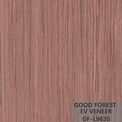 Ván ép gỗ veneer kỹ thuật hạt thẳng EV Bubinga Veneer