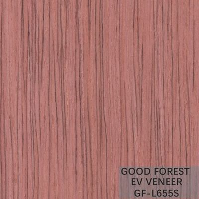 Ván ép gỗ veneer kỹ thuật hạt thẳng EV Bubinga Veneer