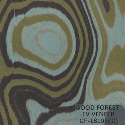 Veneer gỗ kỹ thuật Gốc cây Veneer gỗ tự nhiên / nhuộm màu
