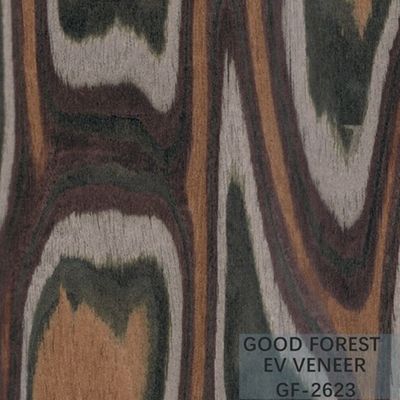 Veneer gỗ kỹ thuật Gốc cây Veneer gỗ tự nhiên / nhuộm màu