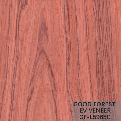 Veneer gỗ kỹ thuật Red Santos Rose Wood Kích thước 2500 * 640 mm