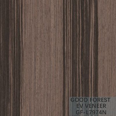 Engineered Veneer Dark Vine Sliced ​​Cut Technics Straight Grain