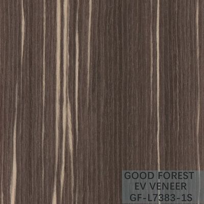 Engineered Veneer Dark Vine Sliced ​​Cut Technics Straight Grain