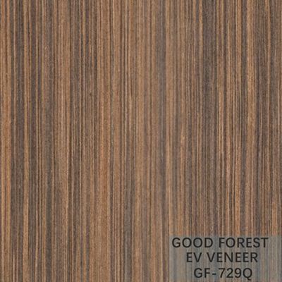 Veneer kỹ thuật Wenge Lati Gỗ Top A / B Lớp tùy chỉnh