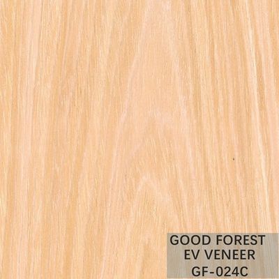 Gỗ veneer kỹ thuật tái chế màu vàng mơ cho mặt tủ