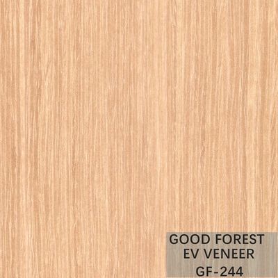 Gỗ veneer kỹ thuật tái chế màu vàng mơ cho mặt tủ