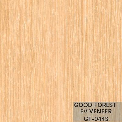 Gỗ veneer kỹ thuật tái chế màu vàng mơ cho mặt tủ