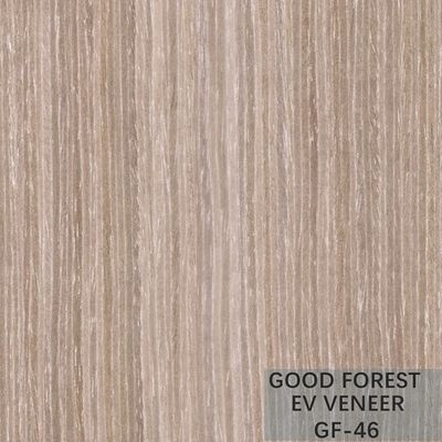Apricot Silver Wood Veneer Wallpaper Engineered Vertical Grain