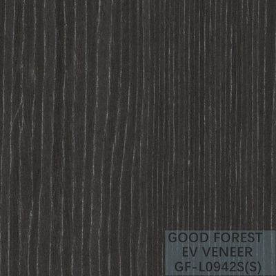 EV Tái tạo Veneer Ebony Silver Glitter Wood Grain Sheets FSC