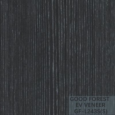 EV Tái tạo Veneer Ebony Silver Glitter Wood Grain Sheets FSC