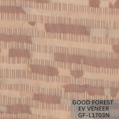 Tấm gỗ veneer màu EV Kết cấu không đều Tấm gỗ veneer trang trí ngọc trai