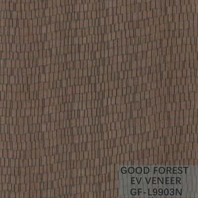 Tấm gỗ veneer màu EV Kết cấu không đều Tấm gỗ veneer trang trí ngọc trai