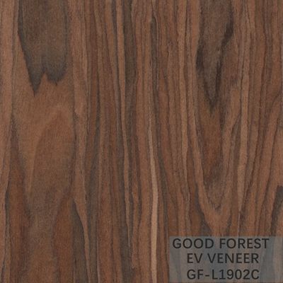 Thiết kế tùy chỉnh gỗ veneer Padauk trang trí tái tạo