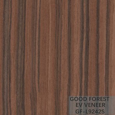 Thiết kế tùy chỉnh gỗ veneer Padauk trang trí tái tạo