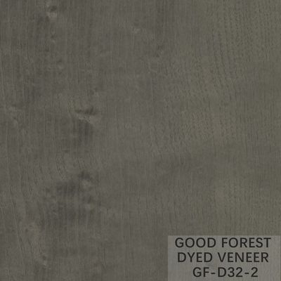 OEM Nhuộm ASH Veneer xám Crown Cắt / Thẳng / Hạt kết cấu không đều