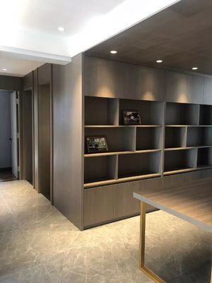 Tấm Veneer óc chó nhuộm màu của Mỹ Cắt vương miện / hạt thẳng