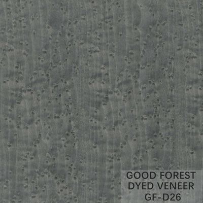 OEM Birds Eye Dyed Wood Veneer Burl Grain Màu tùy chỉnh
