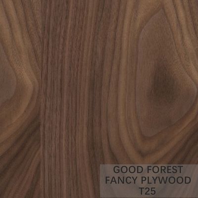 Tủ quần áo Fancy Walnut Veneer Ván ép Bảng điều khiển Walnut tùy chỉnh