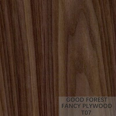 Tủ quần áo Fancy Walnut Veneer Ván ép Bảng điều khiển Walnut tùy chỉnh