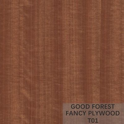 Makore Fancy Plywood Board Veneer Sapele Mahogany Plywood Tùy chỉnh