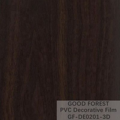 Màng PVC đen trang trí Hạt gỗ rộng 1260mm - 1330mm