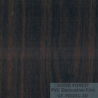 Màng PVC đen trang trí Hạt gỗ rộng 1260mm - 1330mm