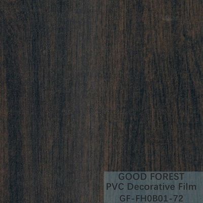 Màng PVC đen trang trí Hạt gỗ rộng 1260mm - 1330mm