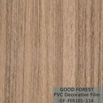 Tính dễ chảy Màng trang trí PVC Chống trầy xước Hạt gỗ