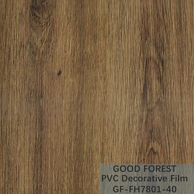Tính dễ chảy Màng trang trí PVC Chống trầy xước Hạt gỗ