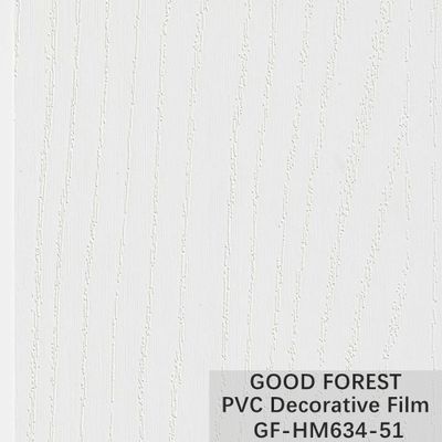 Tủ gỗ hạt nhựa PVC màng trang trí màu tinh khiết phồng rộp