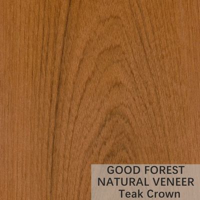 Ván ép gỗ tự nhiên Teak Ván ép tự nhiên Crown Cut Chứng nhận FSC